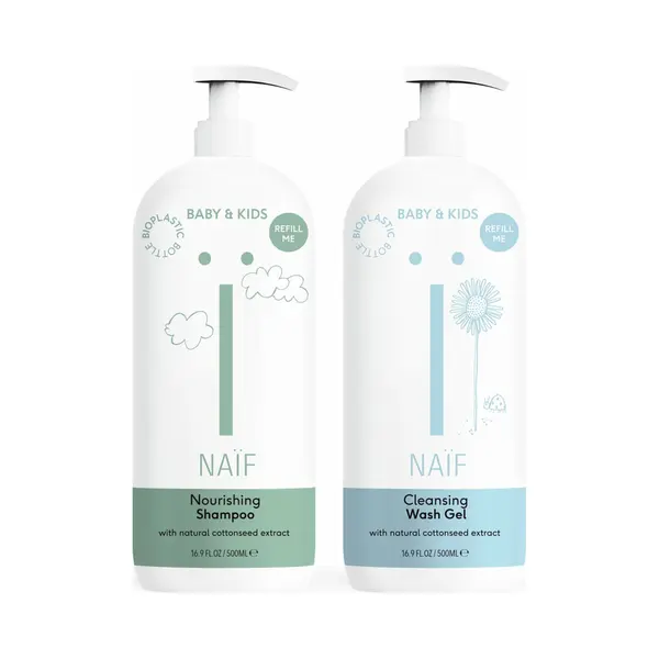 Naif Shampoo&Wasgel - 2x 500 Ml - Pakket thumbnail