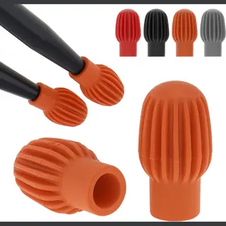 Drumstokken Kapjes (2 Stuks ) - Siliconen Drumstick Caps - Drummen - Oefenen - Trommelen - Zachter Drummen - Minder Geluid Drummen - Stiller Drummen