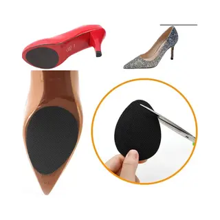 Schoenen Antislip Sticker -Set Van 2 Stuks - Grip Schoen - Schoenzool Rubber - Hoge Hakken Grip Stickers - 9*6, 5*0, 15 Cm - Op Maat Te Knippen