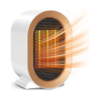 Vulpes Goods® Tech - Elektrische Kachel Pro - Elektrische Verwarming Voor Binnen - Ventilatorkachel - Keramische Kachel - Heater - 2 Standen - 1200W