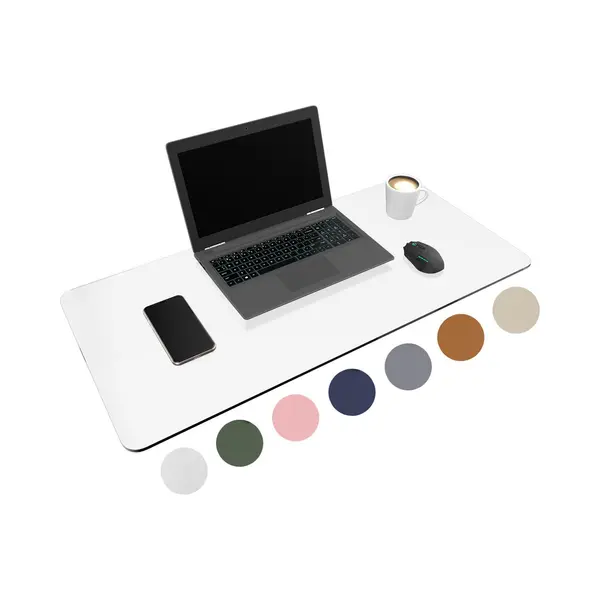 Wurk Professional Schreibtischunterlage Transparent - Schreibtisch-Organizer - Inklusive Kabelclip - 80x40 thumbnail
