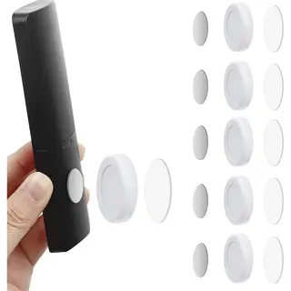Afstandsbediening Houder Magnestisch - 5 Stuks - Wit - Ab Houder- Houder Voor Afstandsbediening Voor Aan De Muur - Remote Controll Holder