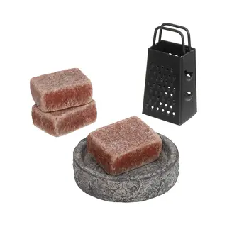 Comforder 3 Amberblokjes Sandelhout - Geurblokjes Set Met Schaaltje, Rasp En Geurzakje - Giftset