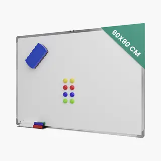 Avalo Whiteboard 60 X 90 Cm - 14-in-1 Set - Magnetisch Whiteboard Met Markers, Magneten En Ruitenwissers