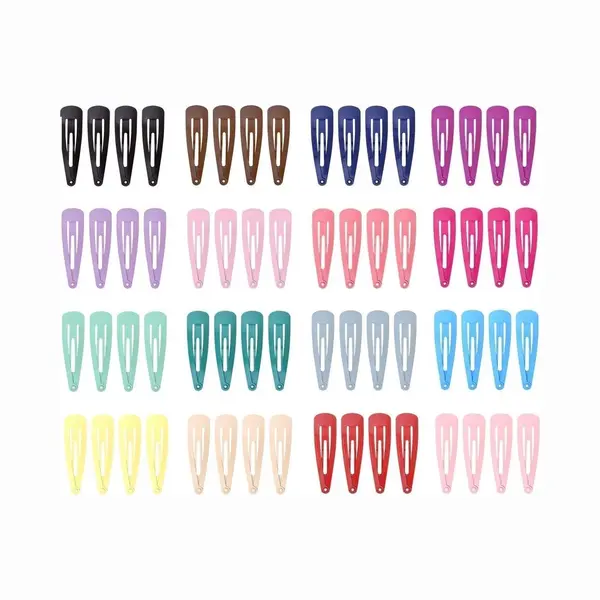 Miniiyou 64 Stuks - Meisjes En Dames Haarspeldjes - Haarclipjes - Haarknipjes - 16 Kleuren thumbnail