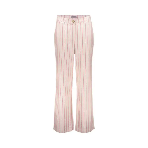Geisha Broek Pantalon Met Speels Streep Dessin 51393 20 Sand/pink Dames Maat - Xs thumbnail