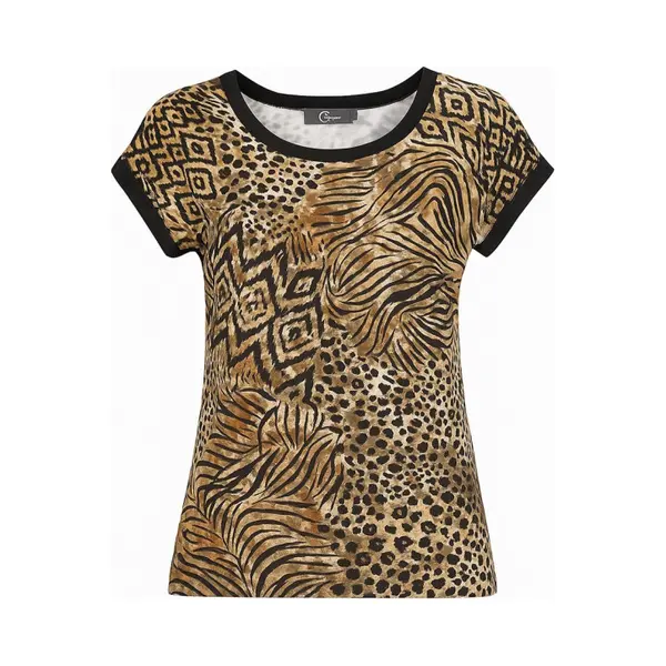Geisha T-shirt With Rib Jersey Aop thumbnail