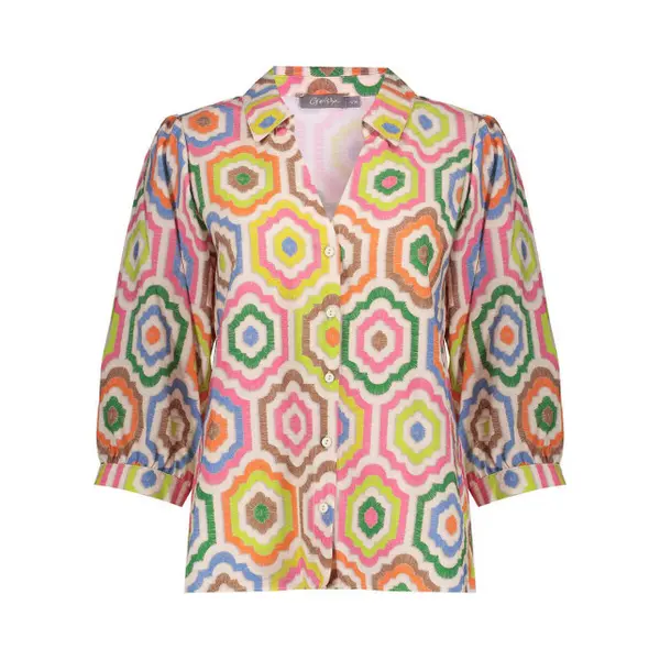 Geisha Blouse Print 63280-20 Maat Xl thumbnail