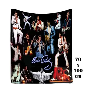 Allernieuwste.nl® Urban Loft Wandkleed Wandtapijt Elvis Presley Compilatie Wanddecoratie Minimalisme Muurkleed Tapestry - Muziek- 70 X 100 Cm