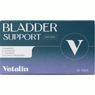 Vetalin Bladder Support - Blaasgruis Kat & Hond- Blaasontsteking Kat & Hond - Cranberry Kat & Hond 30 Kauwtabletten - O.a. Cranberry En D-Mannose