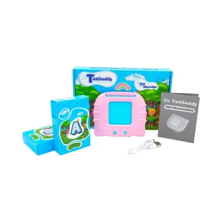 Beebie Babbels - De Taalbuddy - Roze Variant - Woordjes Leren - Het Spel Om Nederlandse Woordjes Te Leren - Educatief Speelgoed - Leer Nederlands -