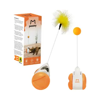 Poozey® - Unieke Kattenspeelgoed - Kattenspeeltjes - Katten Speelgoed Met Kattenkruid - Intelligentie - Multifunctionele Ballen Kattenveertjes