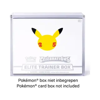 Montafiq - Etb Beschermer - Acryl Display Case - Acryl Case - Magnetisch Sluitbaar - Stofvrij - Elite Trainer Box - Acryl Beschermer - Acryl Protector