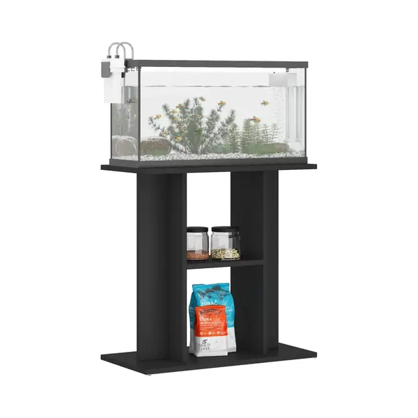 VidaXL Aquariumständer Schwarz 60x30x60 Cm Holzwerkstoff thumbnail