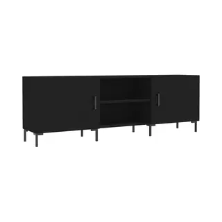 Tv-schrank Schwarz 150x30x50 Cm Holzwerkstoff - Vidaxl