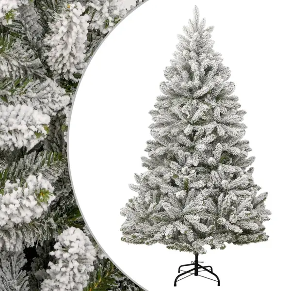 Vidaxl Künstlicher Weihnachtsbaum Klappbar Beschneit 270 Cm thumbnail