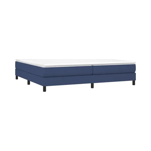 Boxspringbett Mit Matratze Blau 200x200 Cm Stoff Vidaxl thumbnail