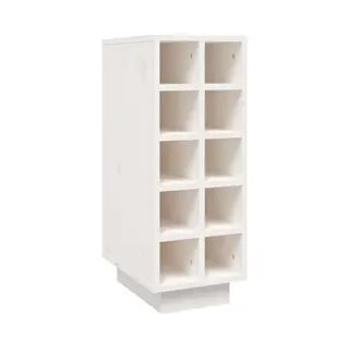 VidaXL 820972 Weinregal Holz Weiß