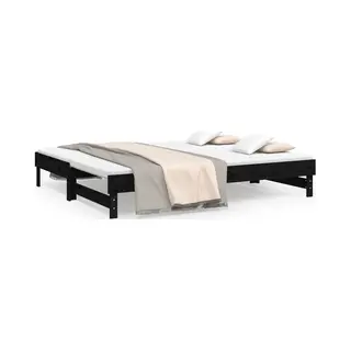 VidaXL 823388 Sofa Sofabett Schwarz