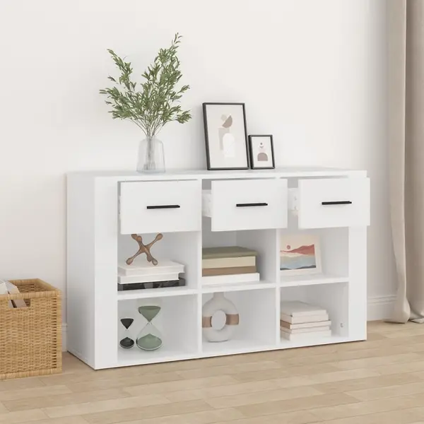 Sideboard Weiß 100x30x59, 5 Cm Holzwerkstoff - Vidaxl thumbnail