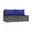 Grijs en blauw
