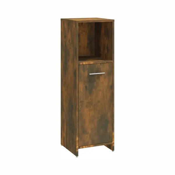 VidaXL Badschrank Räuchereiche 30x30x95 Cm Holzwerkstoff thumbnail