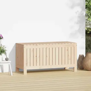 Gartentruhe 108x42, 5x54 Cm Massivholz Kiefer - Vidaxl