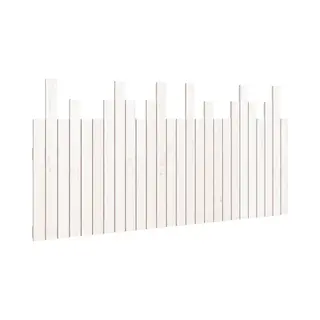 Wand-kopfteil Weiß 166x3x80 Cm Massivholz Kiefer Vidaxl