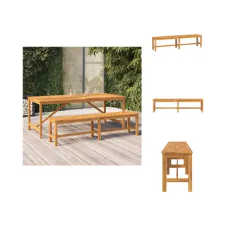 Vidaxl - Gartenbank 180 Cm Massivholz Akazie