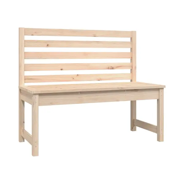 VidaXL Gartenbank 109 Cm Massivholz Kiefer thumbnail