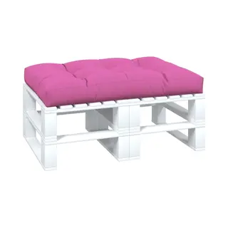 VidaXL Palettenkissen Rosa 120x80x12 Cm Stoff