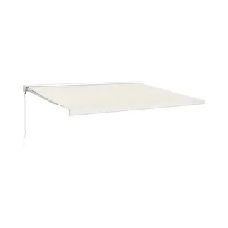 Markise Einziehbar Creme 4x3 M Stoff Und Aluminium Vidaxl