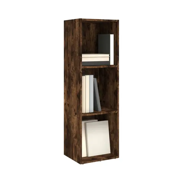 Bücherschrank/tv-schrank Räuchereiche 36x30x114cm Holzwerkstoff Vidaxl thumbnail