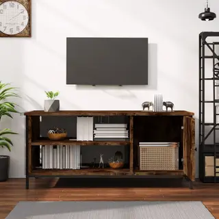 VidaXL Tv-Schrank Räuchereiche 100x40x45 Cm Holzwerkstoff