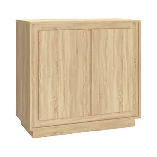 VidaXL Sideboard Sonoma-Eiche 80x34x75 Cm Holzwerkstoff