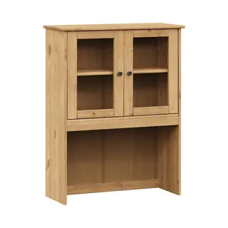 VidaXL Sideboard-Aufsatz Vigo 78x30x100 Cm Massivholz Kiefer