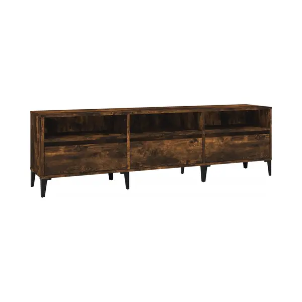 Vidaxl - Tv-schrank Räuchereiche 150x30x44, 5 Cm Holzwerkstoff thumbnail