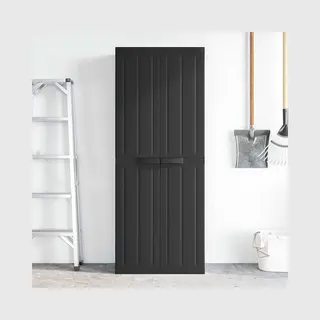VidaXL Gartenschrank Schwarz 65x37x165 Cm Pp