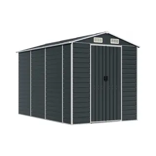 Gerätehaus Anthrazit 191x300x198 Cm Verzinkter Stahl - Vidaxl