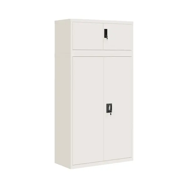 Aktenschrank Weiß 90x40x180 Cm Stahl Vidaxl thumbnail