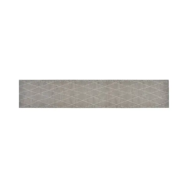 VidaXL Küchenteppich Waschbar Raute 60x300 Cm Samt thumbnail
