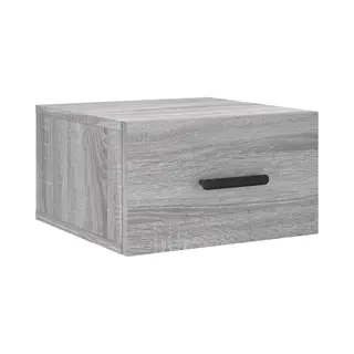 Wand-nachttisch Grau Sonoma 35x35x20 Cm Vidaxl