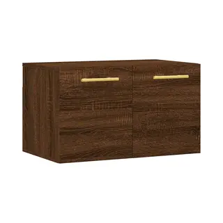 VidaXL Wandkast 60x36, 5x35 Cm Bewerkt Hout Bruin Eikenkleur