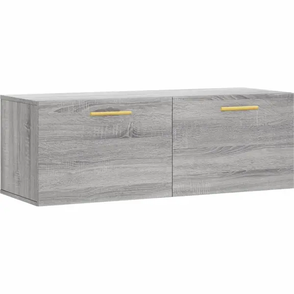 VidaXL Wandschrank Grau Sonoma 100x36, 5x35 Cm Holzwerkstoff thumbnail