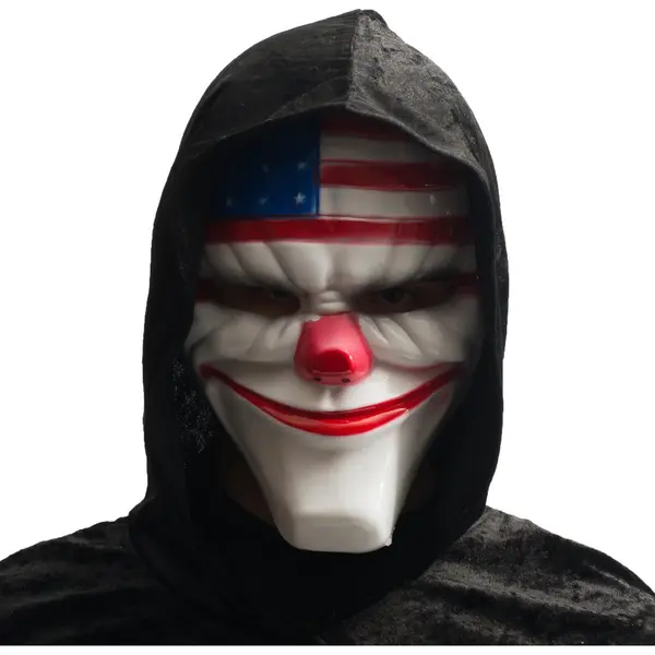 Partychimp Voordeelverpakking 6 Stuks Usa Masker Halloween Masker Voor Bij Halloween Kostuum Volwassenen Carnavalskleding Heren Carnavalskleding Dames thumbnail