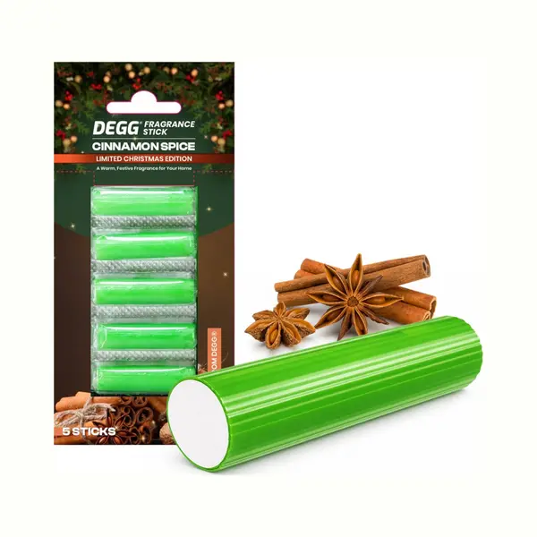 Degg® Stofzuiger Geurstaafjes – Cinnamon (kaneel) Spice Kerstgeur – Stofzuiger Parfum & Verfrisser – Limited Christmas Edition – 5 Sticks thumbnail