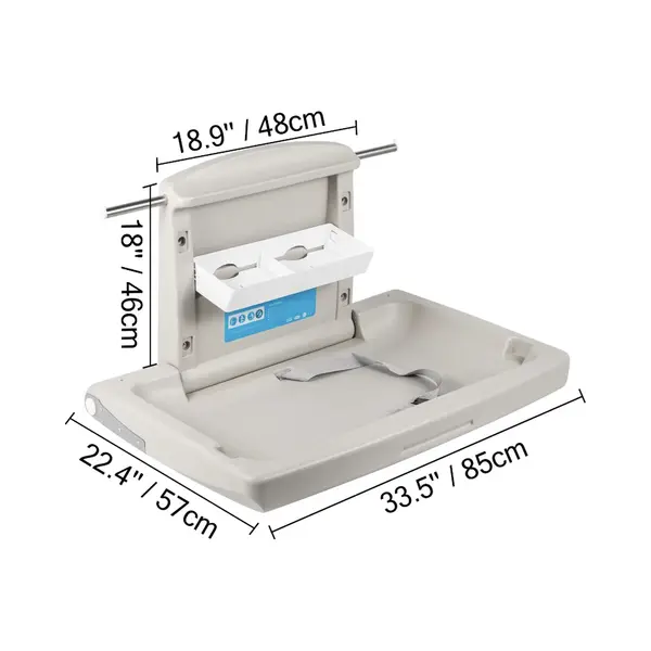 Vevor Luiertafel - Verschoontafel - Verzorgingstafel - Baby Commode thumbnail
