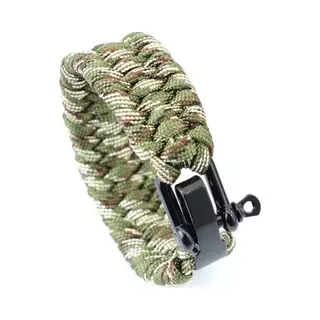Chpn Survival Armband - Stoere Armband - Nylon - Geknoopte Armband - Outdoor - Survival - Groen - Bracelet - Cadeau - Vaderdag - Universeel - One Size -