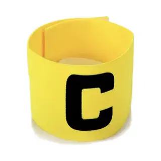 Chpn - Aanvoerdersband - Captainsband - Voor Voetbal - Hockeyaanvoerders - Senior - C-Captain - Teamcaptain - Universeel - Geel - Verstelbaar