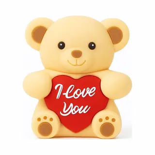 Ulticool Teddybeer Usb Stick 8 Gb Met Hart – I Love You – Romantisch Valentijn, Verjaardag Of Jubileum – Gadget Voor Mannen, Vrouwen, Vriend Of Vriendin